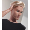 Кукла Барби Кен коллекционный Блондин Barbie Signature Looks Ken Doll, Blonde with Facial Hair #5