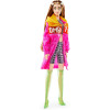 Кукла Барби Barbie BMR1959 Fully Poseable Fashion Doll Color Block Windbreaker, Bike Shorts and Vinyl Boots