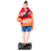 Кукла Кен Barbie Ken BMR1959 Fully Poseable Fashion Doll with Bun, Bold Logo Hoodie & Basketball Shorts