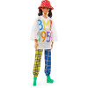 Кукла Барби Barbie BMR1959 Fully Poseable Fashion Doll Mesh T-Shirt, Plaid Joggers and Bucket Hat