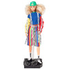 Кукла Барби Barbie BMR1959 Fully Poseable Fashion Doll with Curly Blonde Hair, Sweatshirt & Striped Shorts