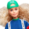 Кукла Барби Barbie BMR1959 Fully Poseable Fashion Doll with Curly Blonde Hair, Sweatshirt & Striped Shorts