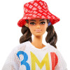 Кукла Барби Barbie BMR1959 Fully Poseable Fashion Doll Mesh T-Shirt, Plaid Joggers and Bucket Hat