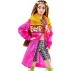 Кукла Барби Barbie BMR1959 Fully Poseable Fashion Doll Color Block Windbreaker, Bike Shorts and Vinyl Boots