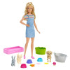 Кукла Барби Купай и играй Barbie Play 'N' Wash Pets Doll & Playset, Blonde