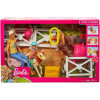 Игровой набор кукол Барби и Челси с лошадьми Верховая езда Barbie Hugs N Horses Playset with Barbie & Chelsea Dolls, Blonde