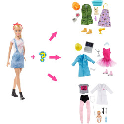 Кукла Барби Я могу быть Сюрприз Barbie You Can Be Anything Surprise Careers with Doll and Accessories, Blonde