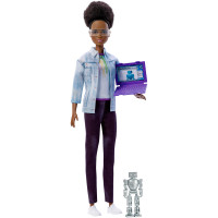 Кукла Барби инженер-робототехник Barbie Career of the Year Robotics Engineer Doll, Dark Brown Hair