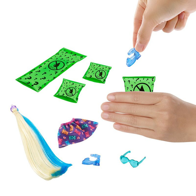 Кукла Барби Челси Сюрприз Цветное перевоплощение Barbie Color Reveal Chelsea Doll Foodie Series 