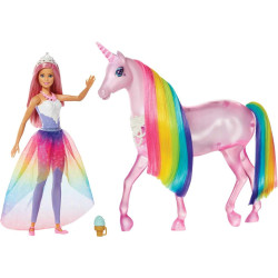Кукла Барби Дримтопия и Единорог Barbie Dreamtopia Magical Lights Unicorn and Princess Doll