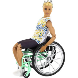 Кукла Кен Модник в инвалидной коляске Barbie Ken Fashionistas Doll with Wheelchair and Ramp 167