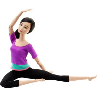 Кукла Барби Йога Двигайся как я Barbie Made to Move Barbie Doll, Purple Top