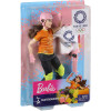Кукла Барби Скейтбординг Олимпийские игры Токио Barbie Olympic Games Tokyo 2020 Skateboarder Doll