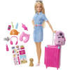 Кукла Барби Путешественница Barbie Doll and Travel Set, Blonde