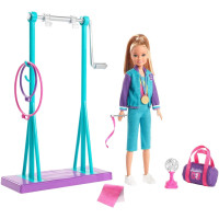 Игровой набор Кукла Барби Стейси гимнастка Barbie Team Stacie Doll Gymnastics Playset with Accessories