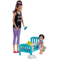 Кукла Барби Скиппер няня Спокойной ночи Barbie Skipper Babysitters Inc. Bedtime Playset with Skipper Doll