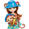 Игровой набор Лодка в джунглях Обезьянки Мерит Enchantimals Junglewood Boat & Merit Monkey Doll
