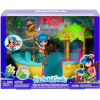 Игровой набор Лодка в джунглях Обезьянки Мерит Enchantimals Junglewood Boat & Merit Monkey Doll