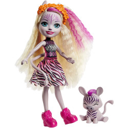 Кукла Зэди Зебра и Реф Enchantimals Zadie Zebra Doll with Ref