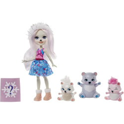 Игровой набор с сюрпризом Семья белой медведицы Пристины Enchantimals Family Toy Set with Pristina Polar Bear Doll