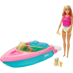 Игоровой набор Катер с куклой Барби и щенком Barbie Doll Boat Playset with Pet Puppy