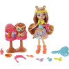 Игровой набор Стильный салон с куклой Лейси Лев Enchantimals Sunny Savanna Stylin’ Salon Playset Lacey Lion Doll