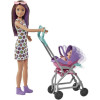 Кукла Барби Скиппер Няня с коляской и пупсом Barbie Skipper Babysitters Inc. Playset with Brunette Doll, Stroller, Baby