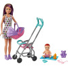 Кукла Барби Скиппер Няня с коляской и пупсом Barbie Skipper Babysitters Inc. Playset with Brunette Doll, Stroller, Baby