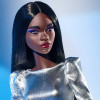 Кукла Барби коллекционная Высокая темнокожая с длинными волосами Barbie Signature Looks Doll, Tall Dark-Brown Straight Hair #10