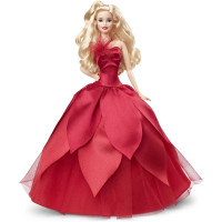 Кукла Барби коллекционная Праздничная Блондинка Barbie Signature 2022 Holiday Collectible Blonde Hair