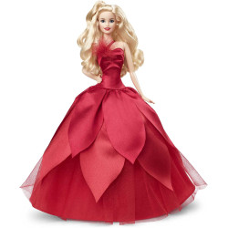 Кукла Барби коллекционная Праздничная Блондинка Barbie Signature 2022 Holiday Collectible Blonde Hair