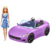 Ігровий набір лялька Барбі Білявка та бузковий кабріолет Barbie Purple Convertible Car with Blonde Doll (HBY29)