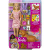 Уценка Кукла Барби с собакой и новорожденными щенками Barbie Newborn Pups Playset with Blonde Doll
