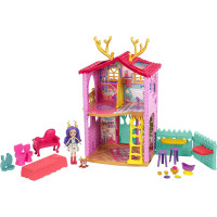 Игровой набор Домик в лесу оленя Данессы Enchantimals Cozy Deer House Playset with Danessa Deer Doll