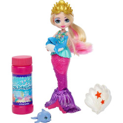Кукла Русалочка Атлантиа Сказочные пузыри Enchantimals Royal Bubblin’ Atlantia Mermaid Bubble Maker Ocean Kingdom