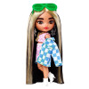 Кукла Барби Экстра Минис Модница в клетчатом жакете оверсайз Barbie Extra Minis #2 Checkered Outfit $ Oversized Jacket