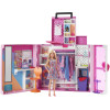 Игровой набор Барби Двухэтажный шкаф Мечты с куклой  и одеждой Barbie Fashionistas Dream Closet (HGX57)