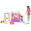 Игровой набор Кукла Барби Скиппер няня Батут Barbie Skipper Babysitters Inc Working Bounce House