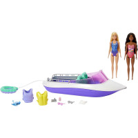 Игровой набор Катер с куклами Барби Barbie Mermaid Power Dolls & Boat