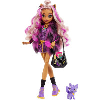 Кукла Монстер Хай Клодин Вульф с питомцем Monster High School is Back Clawdeen Wolf With Pet ​2022 Mattel