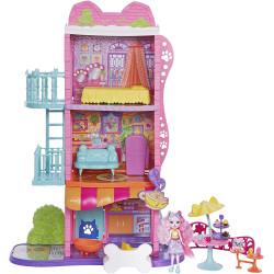 Игровой набор Таунхаус и кафе Enchantimals City Tails Town House & Cafe Playset