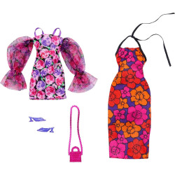 Одежда для кукол Барби Barbie Clothes Floral-Themed Outfits Fashion 2-Pack