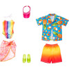 Одежда для кукол Барби и Кена Barbie & Ken Fashions Beach 2-Pack with Complete Swim Outfits