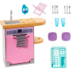 Игровой набор Барби Кухня с мойкой и Посудомоечная машина Barbie Doll House Decor Kitchen Set with Dishwasher