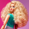 Кукла Барби коллекционная Пышная блондинка Колор-блок Barbie Signature Looks Doll, Curly Blonde Hair Color Block Outfit #16