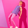 Кукла Барби Кен коллекционный Азиат с черными волосами Колор-блок Barbie Signature Looks Ken Doll, Black Hair Color Block #17