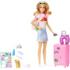 Уценка Кукла Барби Путешественница со щенком Barbie Doll and Malibu Travel Set with Puppy