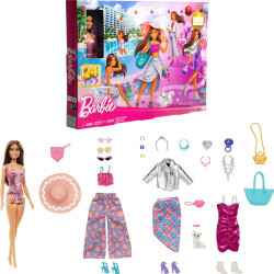 Кукла Барби Рождественский календарь Barbie Fashion Advent Calendar 2023