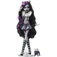 Лялька Монстер Хай Клодін Вульф Драма Monster High Clawdeen Wolf Reel Drama Collector Black and White Mattel (HKN28)