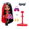 Кукла Барби Экстра Минис Модница в мотокуртке с красными и черными волосами Barbie Extra Minis #10 with Red & Black Hair